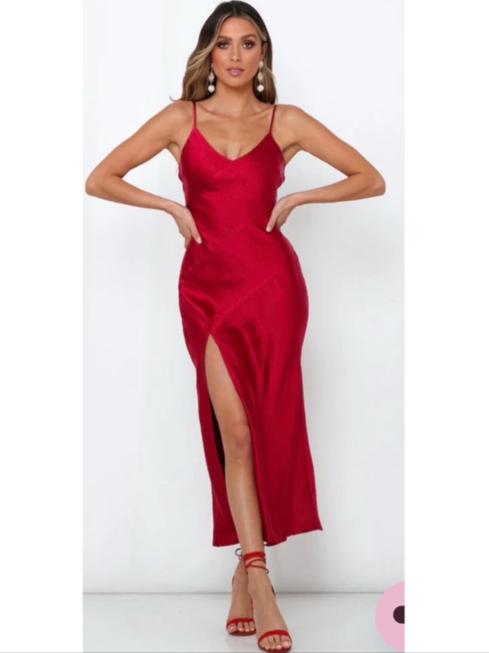 Hello Molly Crimson Clovers Dress
